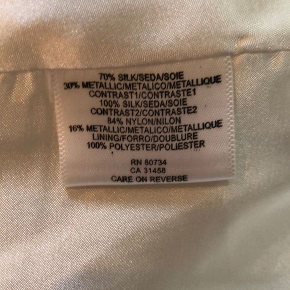 BCBG Maxazria Metallic Halter Dress - Picture 8 of 9